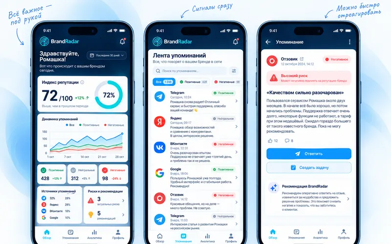 Кабинет на телефоне