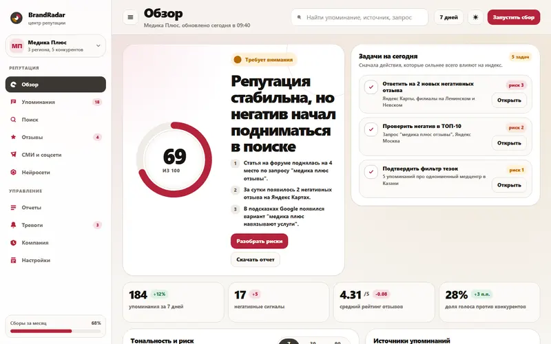 Кабинет v1, Обзор, рубин на теплом фоне